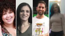 ניבין אזחימאן, איתמר דניאלי, נאיפה ח׳לילה ביידוסי ולילך בירט (צילום: אלבום פרטי)