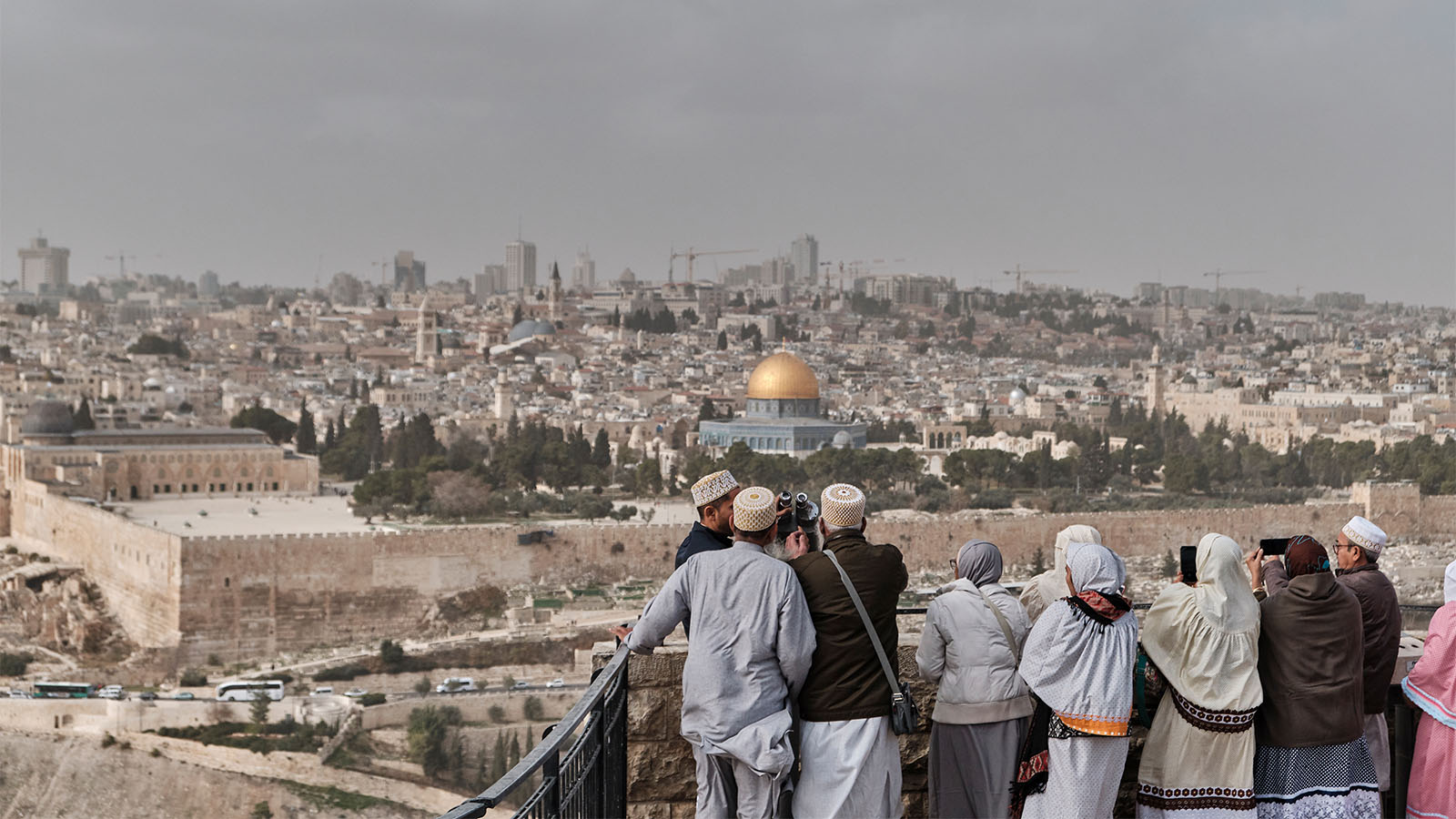 Lookout over Al-Aqsa from the Mount of Olives (Photo: Shutterstock)