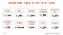 שי לחג לראש השנה - סקר חברת ועדים. גרפיקה: אידאה