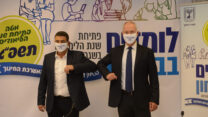 שר החינוך, יואב גלנט ומנכ"ל משרד החינוך, עמית אדרי (צילום: משרד החינוך)