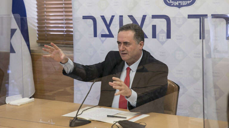 MK Israel Katz. &quot;During his time as Minister of Finance, there was a very difficult year. . .in the end we still transferred grants, and put people on paid leave.&quot; (Photo: Olivia Pitosi/Flash90)