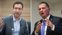שר הבריאות אדלשטיין ושר הרווחה שמולי. "מצאנו את האיזון הראוי" (צילום: שלומי כהן, יונתן זינדל/פלאש90)