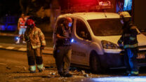 זירת פגיעת הטיל באשדוד. 15 בספטמבר (צילום: פלאש90)