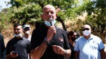 אבי אנקורי. יו"ר ארגון הכבאים (צילום: קובי וולף)