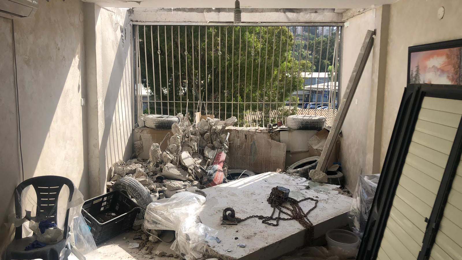 אתר התאונה הקטלנית (צילום:משרד העבודה והרווחה)