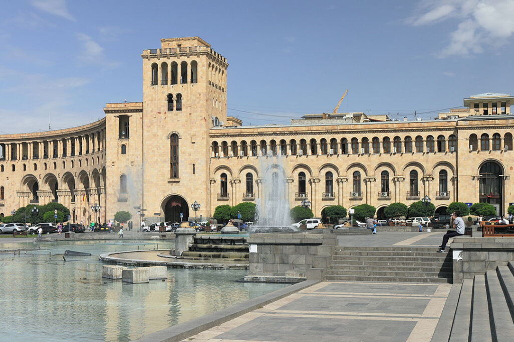 בניין משרד החוץ הארמני (Marcin Konsek / Wikimedia Commons / CC BY-SA 4.0)