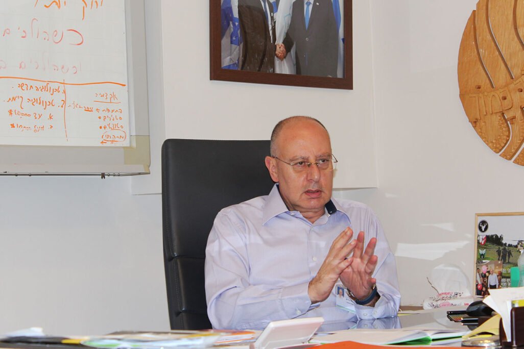 Professor Masad Barhoum, director of the Galil Medical Center in Nahariya. (Photo: Mor Huppert)