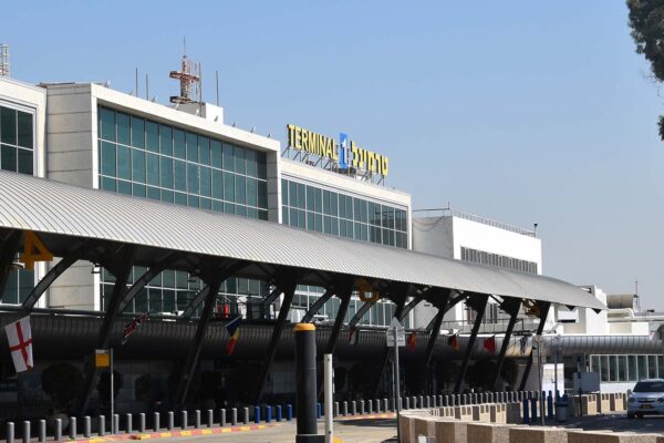 טרמינל 1, נמל תעופה בן גוריון. (צילום: אליאנה ויינברגר)