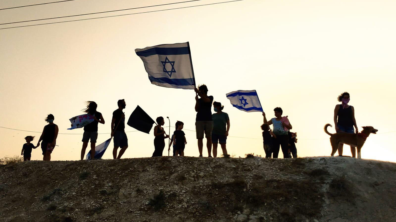 הפגנה בנערן, בקעת הירדן (צילום: שירן בן יעקב)
