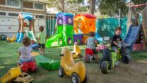 חזרה לגנים לאחר הסגר, 18.10.20 (צילום: יוסי אלוני/ פלאש 90)