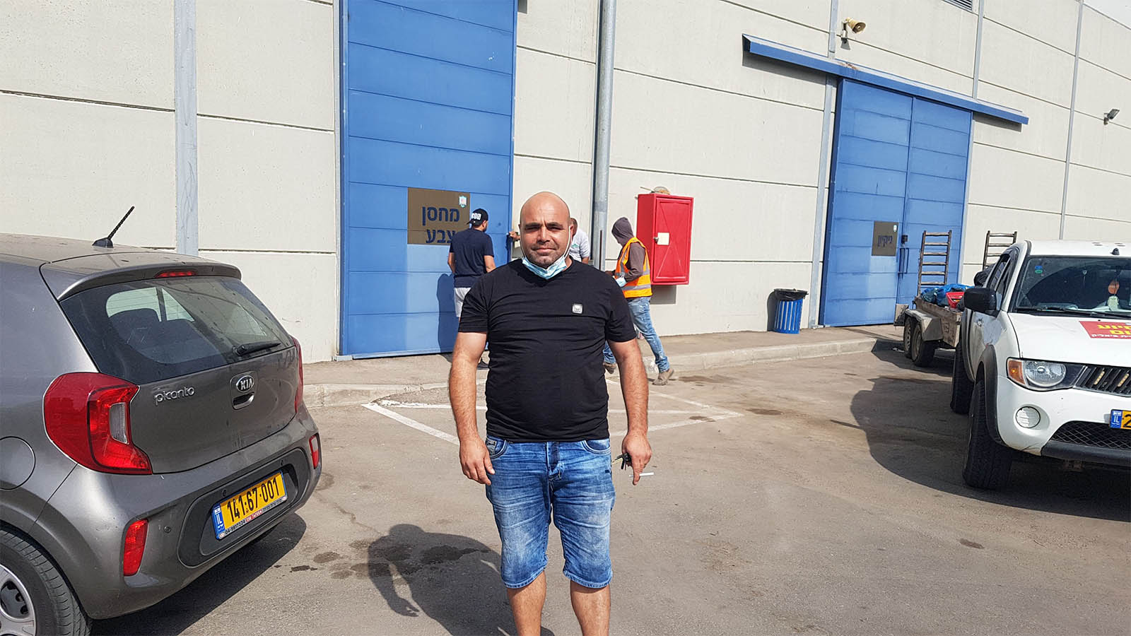 עופר אלבלייה במרלו"ג של עיריית קריית ביאליק (צילום: שי ניר)