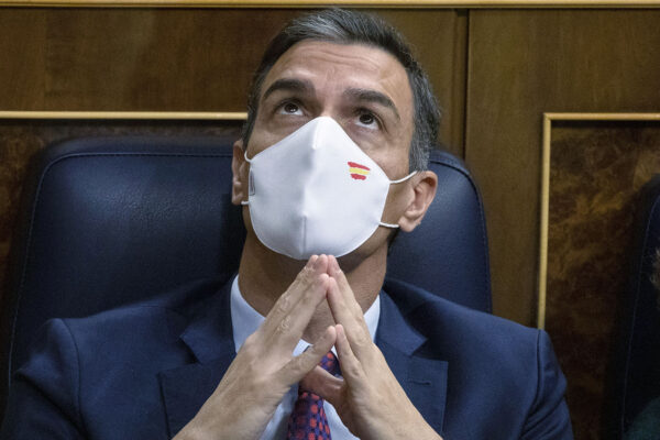 ראש ממשלת ספרד, פדרו סנצ׳ס (צילום: Pablo Blazquez Dominguez/Pool via AP)