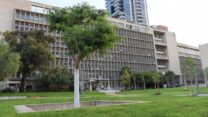 הגינה המחודשת בבניין הוועד הפועל של ההסתרות (צילום: דוברות ההסתדרות)