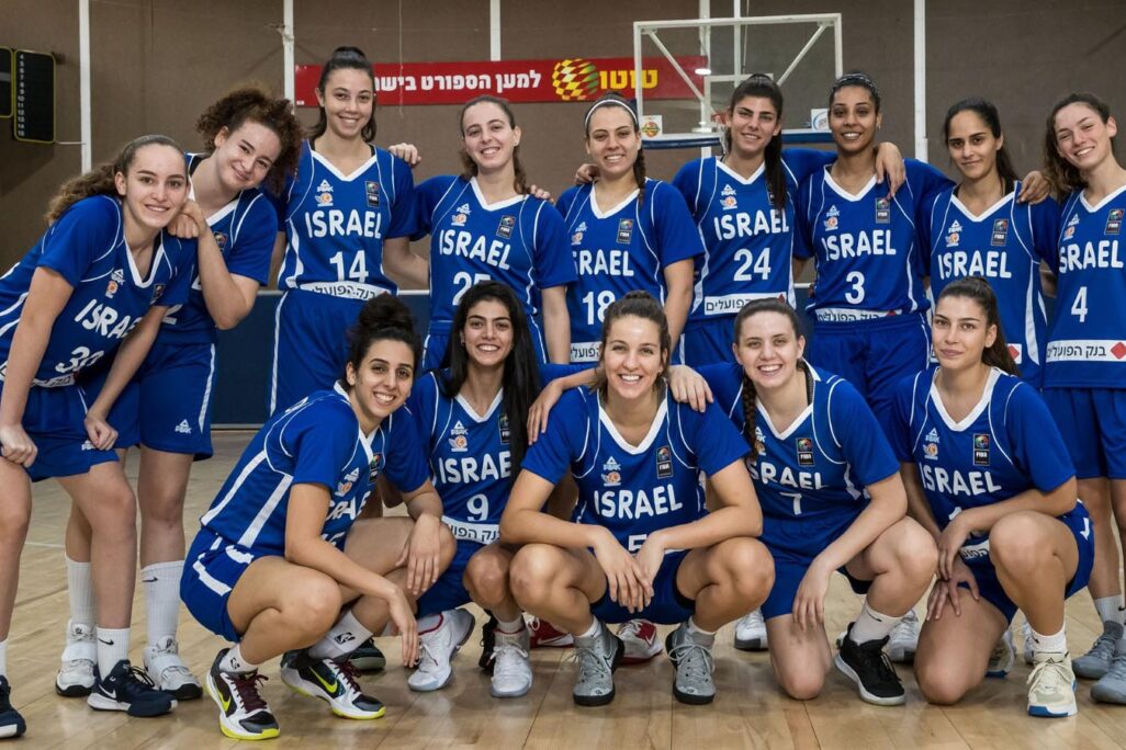 נבחרת הנשים של ישראל בכדורסל (צילום: איגוד הכדורסל בישראל)