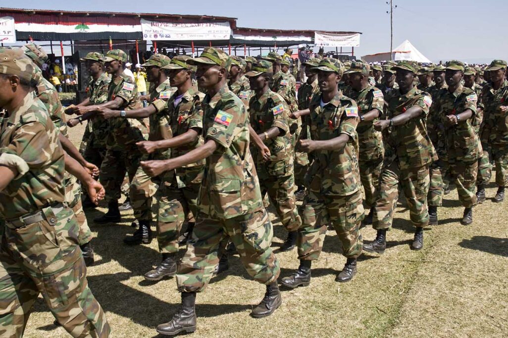 חיילי צבא אתיופיה (צילום ארכיון:  Clive Chilvers/shutterstock).