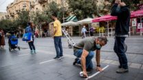רחוב יפו בירושלים.  (צילום: יונתן זינדל/פלאש 90)