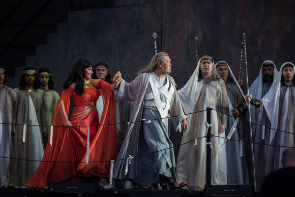 האופרה הישראלית מציגה את "נבוקו". 2018 (צילום: הדס פרוש/פלאש90)