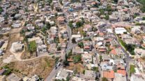 העיר הדרוזית עוספיא בצילום אווירי (צילום: Shutterstock)