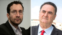 ישראל כ"ץ ואיציק שמולי (צילום: נועם ריבקין פנטון / תומר נויברג /פלאש 90)