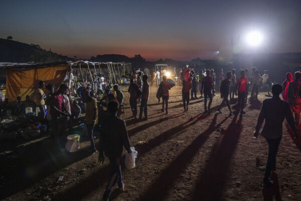 מחנה פליטים בסודן. (צילום: AP Photo/Nariman El-Mofty)
