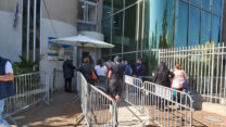 תורים בלשכת התעסוקה (צילום: הדס יום טוב)