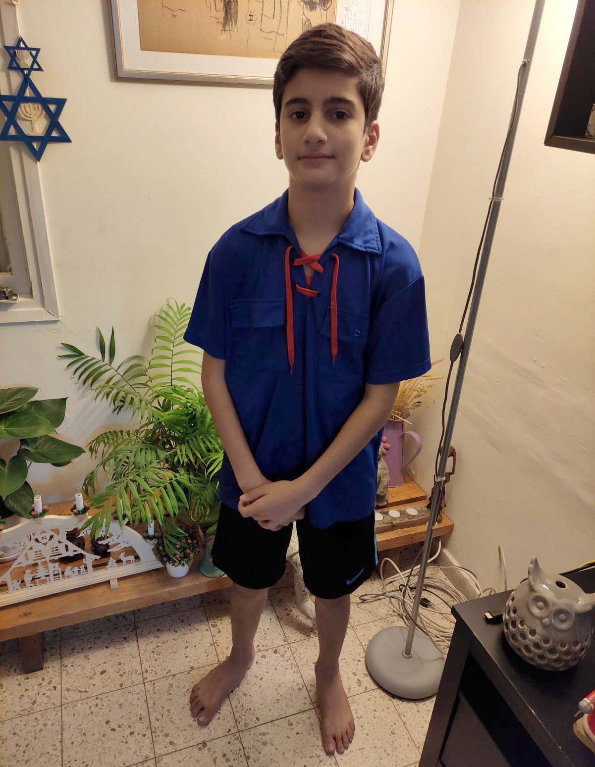 Yiftach Ben David, 12, Kibbutz Ruhama (Photo: private album)