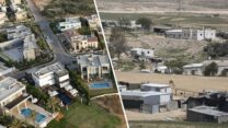 יישוב לא מוכר בנגב וקיסריה (צילומים: נתי שוחט/משה שי/פלאש90)