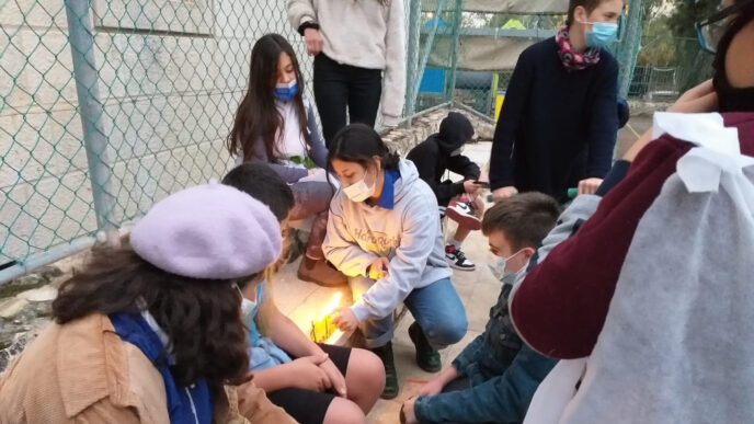פעילות בקן בקעה של השומר הצעיר (צילום: אלבום פרטי).