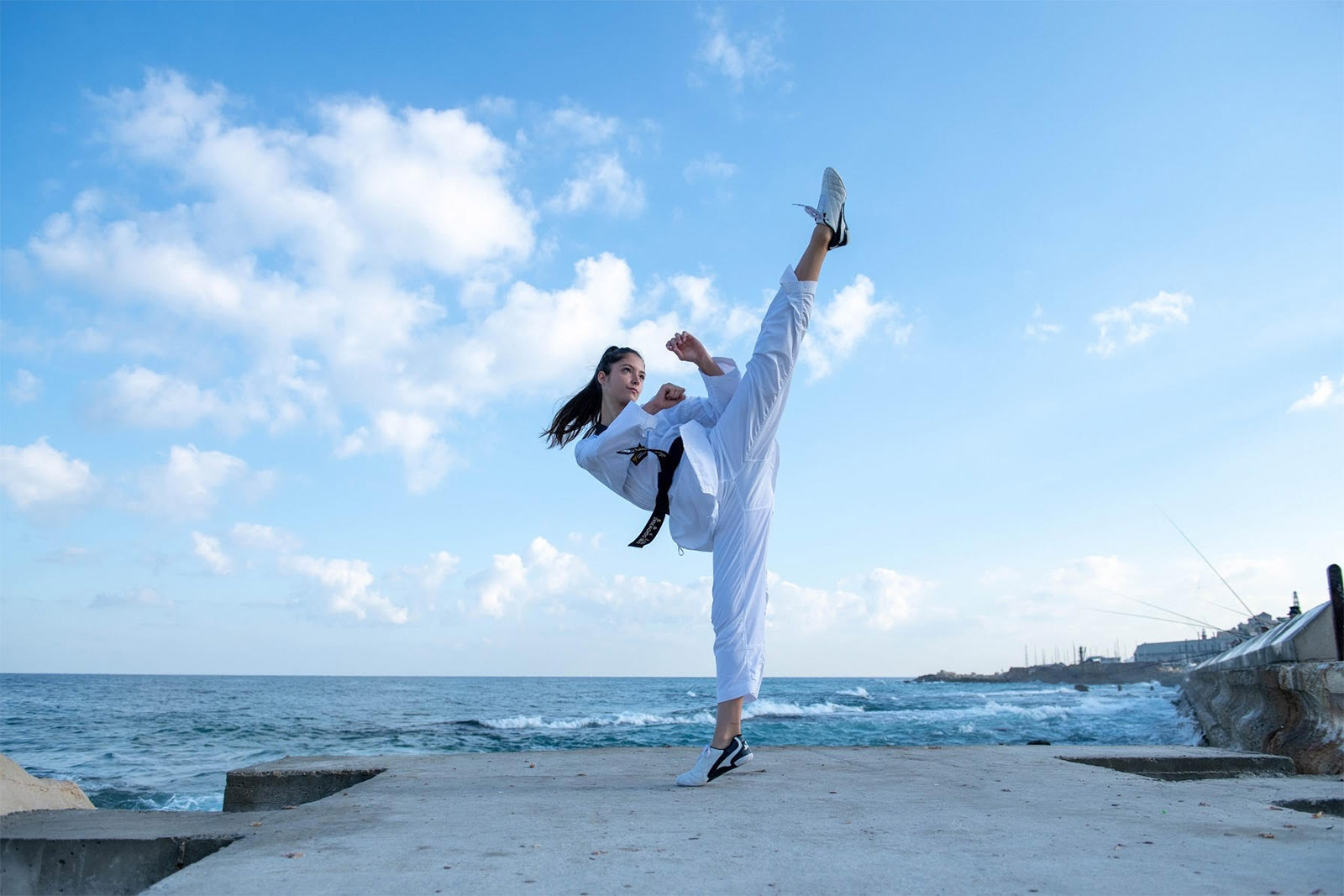 אבישג סמברג, אלופת אירופה בטאקוונדו: "רוצה להעפיל לאולימפיאדה בטוקיו" (צילום: יפעת זיילר)
