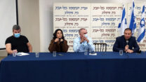 מסיבת עיתונאים ראשי המסחר (צילום: הדס יום טוב)