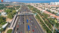 פרויקט הנתיבים המהירים בכביש החוף (צילום הדמיה: חברת נתיבי איילון)