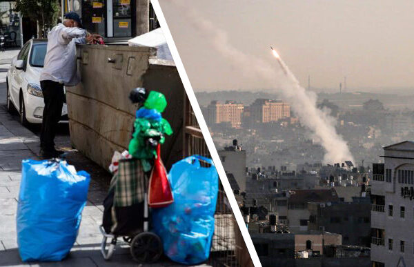מתקפת טילים או התמשכות המשבר הכלכלי? האיומים האסטרטגיים על ישראל (צילומים: חאסן ג'אדי / נתי שוחט/ פלאש 90)