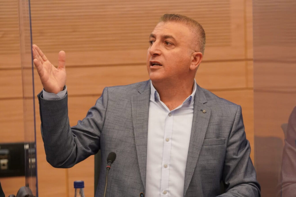 ראש מועצת ג'דידה מכר, סוהיל מלחם. (צילום: דוברות הכנסת. דני שם טוב) رئيس مجلس جديدة المكر، سهيل ملحم. (تصوير: مكتب الناطق بلسان الكنيست. داني شيم طوف)