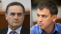 יו"ר אגף התקציבים לשעבר שאול מרידור ושר האוצר ישראל כ"ץ. (צילומים: יונתן זינדל/פלאש90 ;אלכס קולומונסקי)
