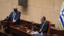 מליאת הכנסת בדיון על קנסות הקורונה (צילום: דוברות הכנסת)