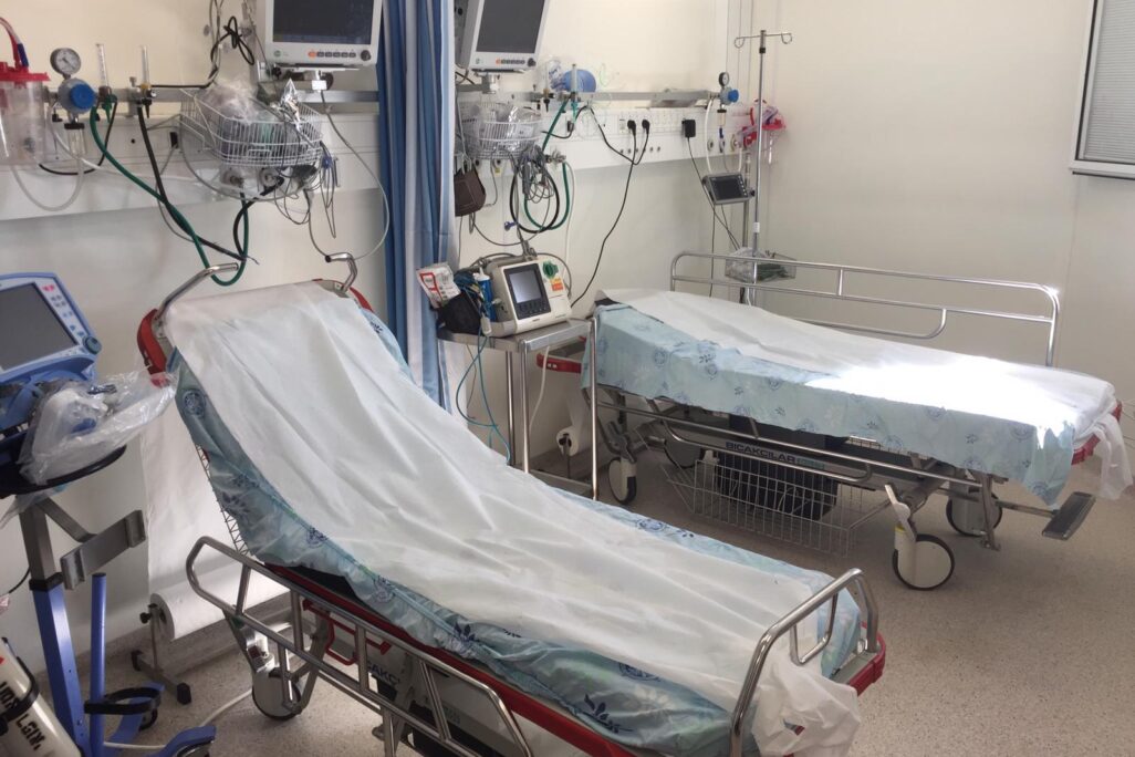 חדר ניתוח ריק בבית חולים ציבורי (צילום: מאבק בתי החולים הציבוריים)