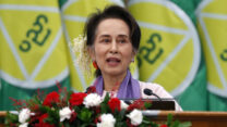 מנהיגת מיאנמר, אונג סן סו צ'י (AP Photo/Aung Shine Oo, File)