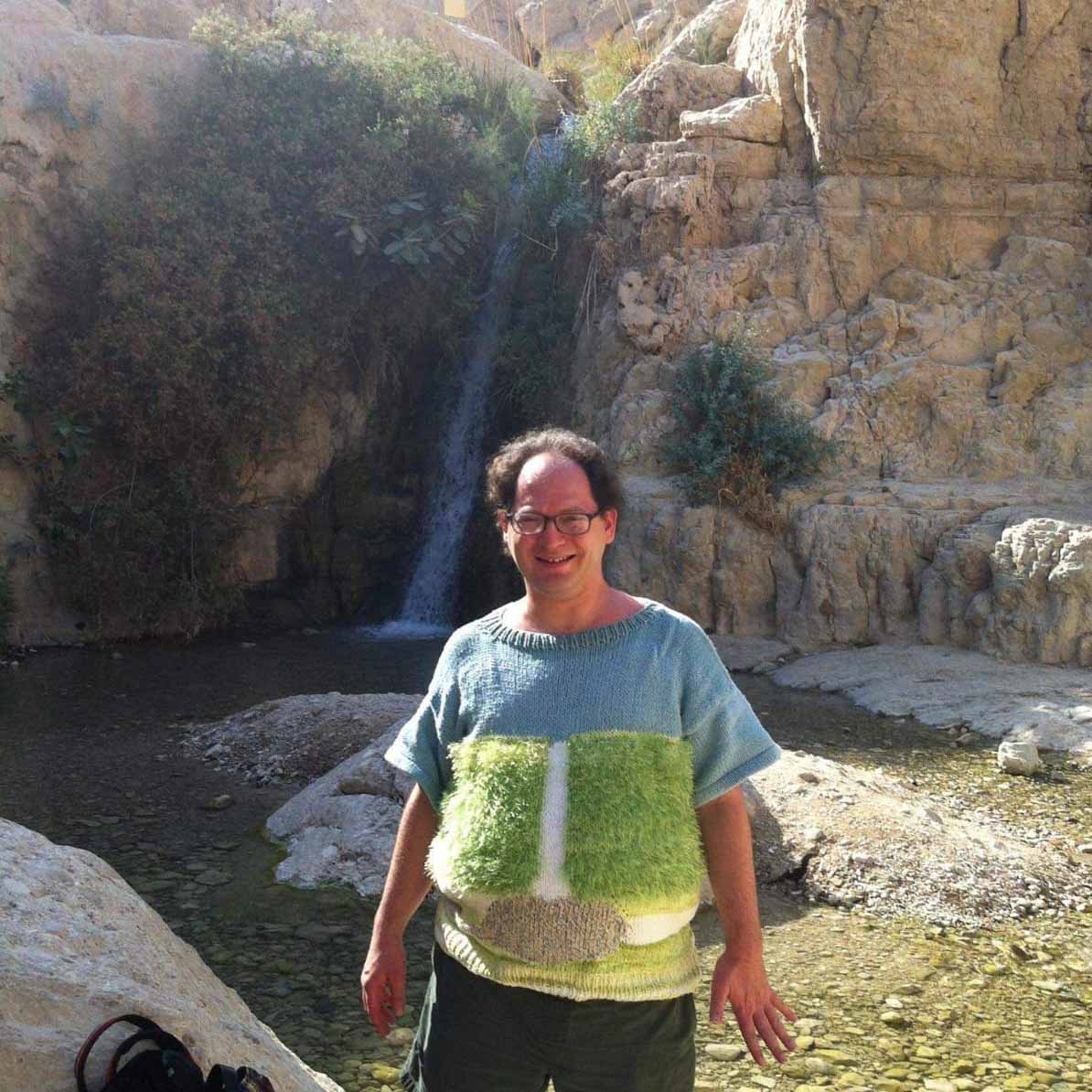 In Ein Gedi. &quot;My favorite place in the country&quot; (Photo: private album)