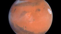 מאדים בעדשת טלסקופ האבל (צילום: Steve Lee University of Colorado, Jim Bell Cornell University, Mike Wolff Space Science Institute, and NASA)