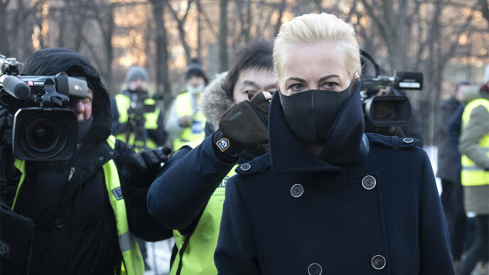 יוליה נבלני (צילום ארכיון: AP Photo/Viktor Berezkin)