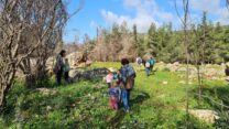 מטיילים במועצה אזורית משגב, הגליל התחתון (צילום: שי ניר)