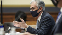 ג'רום פאוול, נגיד הפדרל ריזרב, בסנאט. דצמבר 2020 (Greg Nash/Pool via AP)