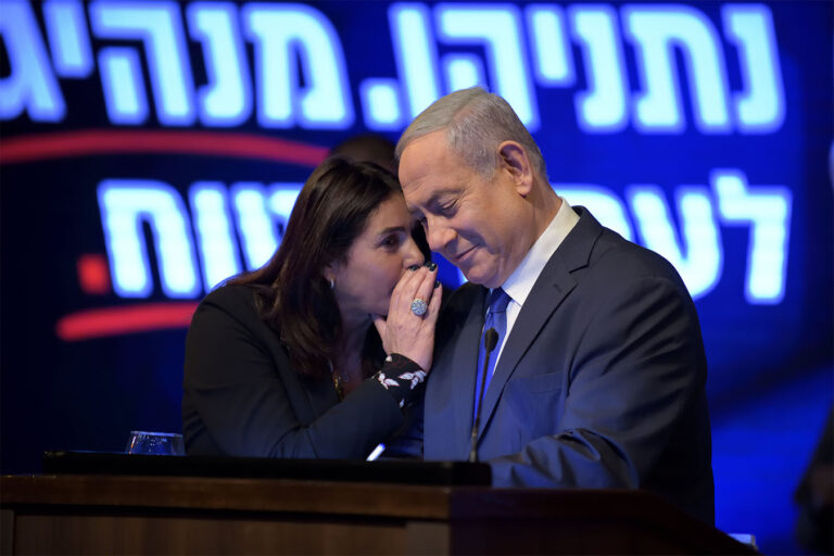 Opposition leader Benjamin Netanyahu and Knesset Member Miri Regev. &quot;During his time in office, Netanyahu strengthened the middle class.&quot; (Archive Photo: Gili Yaari/Flash90)