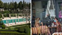בית קפה בת"א, מלון בירושלים. ההצבעה על ההקלות נדחתה ליום ראשון (צילומים: מרים אלסר ואוליבייה פיטוסי/פלאש90)