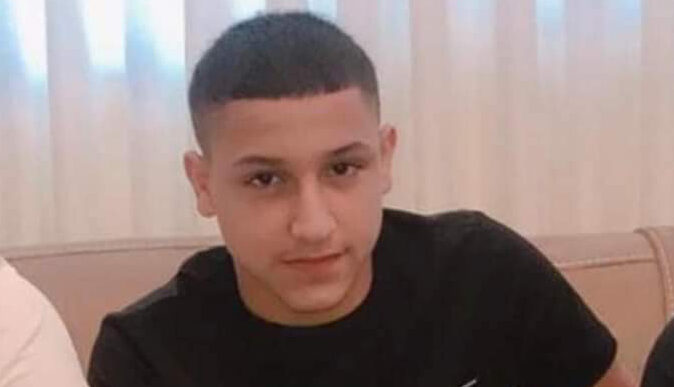 المرحوم محمد عدس الفتى البالغ من العمر 15 عاما الذي قتل في اطلاق نار في جلجولية (البوم خاض)