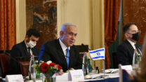 ראש הממשלה בנימין נתניהו, ראש ממשלת צ'כיה אנדריי באביש, וראש ממשלת הונגריה ויקטור אורבן במפגש פסגה בירושלים בנושא קידום שיתופי פעולה בתחומי מחקר, פיתוח וייצור חיסונים. (צילום : חיים צח / לע"מ)