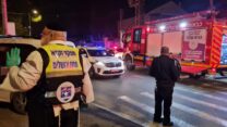 מתנדבי זק"א באירוע השריפה בשכונת קרית יובל, ירושלים (צילום: דוברות זק"א)