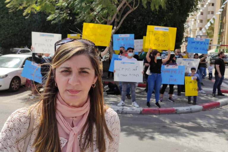 לימור ליברמן לביא, יו"ר ועד עובדי בזק בינלאומי (צילום: ניצן צבי כהן)
