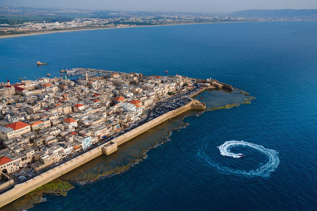 Acre Port. &quot;You see history&quot; (Photo: Israel Bardugo)