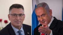 בנימין נתניהו (מימין) וגדעון סער (צילומים: יונתן זינדל/מרים אלסטר/פלאש90)